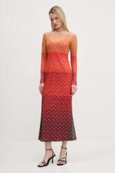 Never Fully Dressed ruha Sunset Mesh - narancssárga S