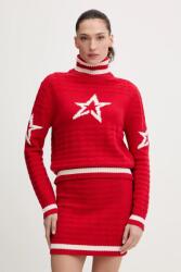 Perfect Moment gyapjú pulóver - piros S