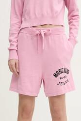 Moschino Jeans pamut rövidnadrág - rózsaszín XL