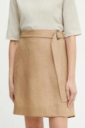 MM by Max Mara Max Mara Leisure vászon szoknya - bézs 40