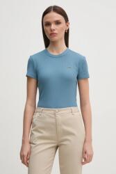 Lacoste pamut póló - kék 34 - answear - 23 990 Ft