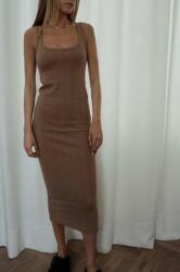 MUUV MUUV. ruha sukienka długa FENDU - barna XS