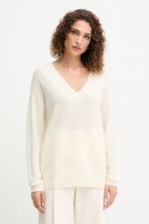 Ermanno Firenze gyapjú pulóver - bézs 38 - answear - 160 990 Ft