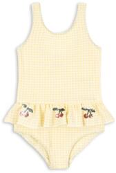 Konges Sløjd egyrészes gyerek fürdőruha ETTA SWIMSUIT - sárga 122-128