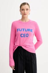 MAX&Co. MAX&Co. gyapjú pulóver - rózsaszín L