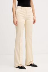 Kenzo nadrág vászonkeverékből - bézs 34