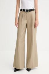 IRO nadrág gyapjú keverékből - zöld 38