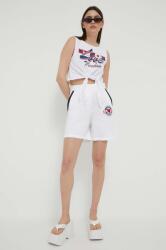 Love Moschino pamut rövidnadrág - fehér 38