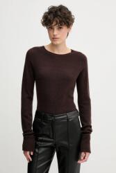 Sandro Ferrone gyapjú pulóver - barna L