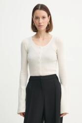 Herskind gyapjú kardigán Liw - bézs M