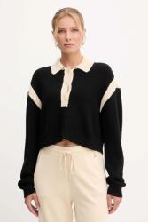 Patrizia Pepe pulóver gyapjúkeverékből - fekete 38 - answear - 66 990 Ft