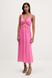 Never Fully Dressed viszkóz ruha - rózsaszín XS