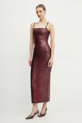 Herve Leger ruha Gemma - burgundia M