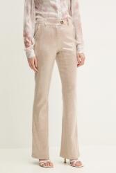 Silvian Heach nadrág vászonkeverékből CEREN - bézs 38