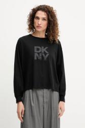 DKNY pamut hosszúujjú - fekete S - answear - 16 890 Ft