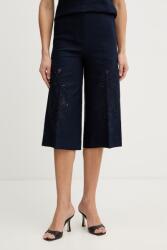 Twinset nadrág lenkeverékből - sötétkék 36