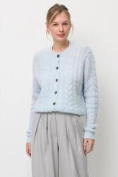 BIZUU gyapjú kardigán EZELLA - kék Univerzális méret