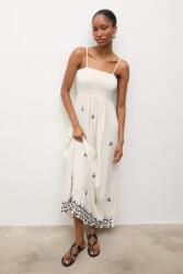 ANSWEAR vászonruha - bézs S - answear - 24 990 Ft