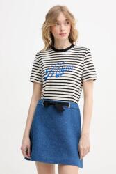 MSGM pamut póló - fekete M - answear - 35 990 Ft