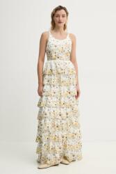 MUNTHE selyem ruha FRUMA - sárga 38