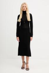 Elisabetta Franchi ruha gyapjúkeverékből - fekete 34