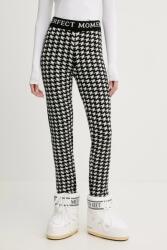 Perfect Moment gyapjú leggings Houndstooth - fekete M