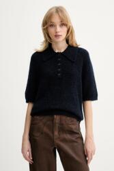 Gestuz pulóver gyapjúkeverékből - sötétkék S