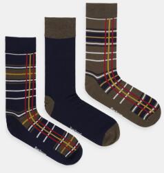 Barbour zokni 3 db - sötétkék Univerzális méret