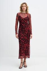 Never Fully Dressed ruha Cherry Mesh Soho - burgundia XS