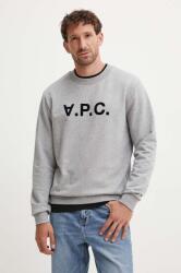 APC A. P. C. pamut melegítőfelső sweat standard grand vpc GOTS - szürke XS