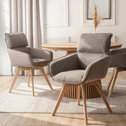  Krzesło Obrotowe DIAS Brązowe (ME-ME-DIAS-BR-T-K)