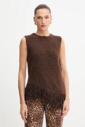 Simona Corsellini mellény gyapjúkeverék - barna 38