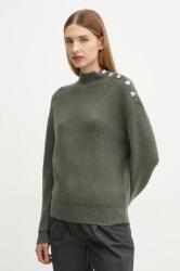 Morgan gyapjúkeverék pulóver MSTORI - zöld L