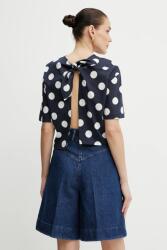 Patou pamut póló - sötétkék M