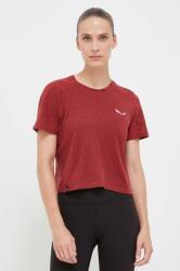 Salewa sportos póló Lavaredo Hemp - burgundia M