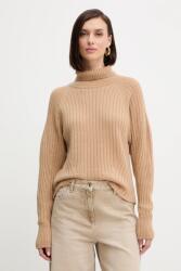 Simona Corsellini gyapjú pulóver - bézs L - answear - 65 990 Ft