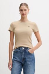 Lacoste pamut póló - bézs 40 - answear - 22 990 Ft