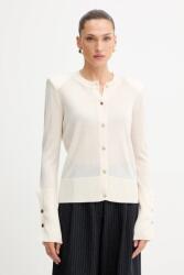 Simona Corsellini gyapjú kardigán - bézs S