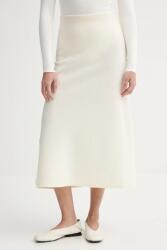 Calvin Klein gyapjú szoknya - bézs XS