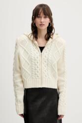 Rotate pulóver gyapjúkeverékből - bézs L