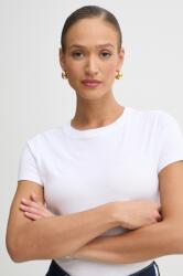 Giorgio Armani pamut póló - fehér XS - answear - 18 990 Ft