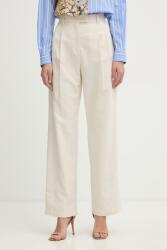 Max&Co MAX&Co. gyapjú nadrág MCOADORNO - bézs 36