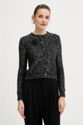 Marella gyapjú kardigán - fekete S