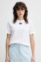 MUNTHE pamut póló TYLIE - fehér 38