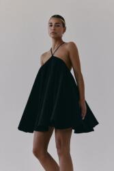 MUUV MUUV. pamut ruha PLAINS - fekete L