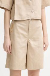 Moschino Jeans vászonkeverék rövidnadrág - bézs 36