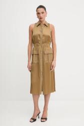 TWINSET ruha vászonkeverékből - zöld 40