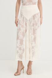 Bardot szoknya - bézs L - answear - 58 990 Ft