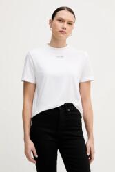 Calvin Klein t-shirt női pamut - fehér XS - answear - 15 190 Ft