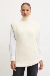 Victoria Beckham mellény gyapjú keverékből - bézs L